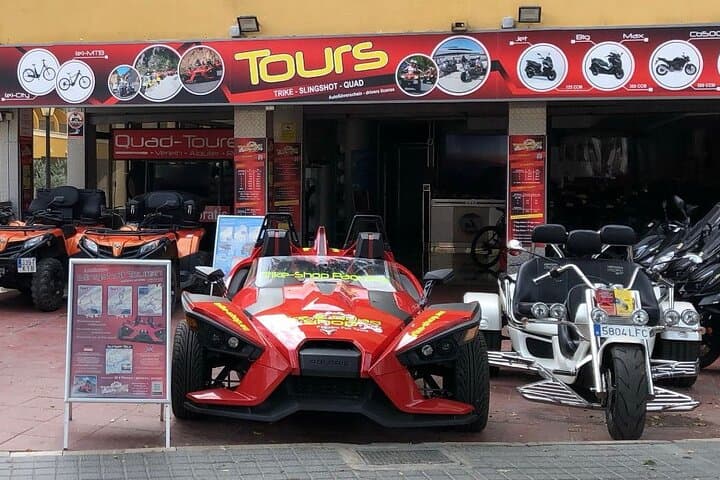 Guided cruise trike tour in Mallorca