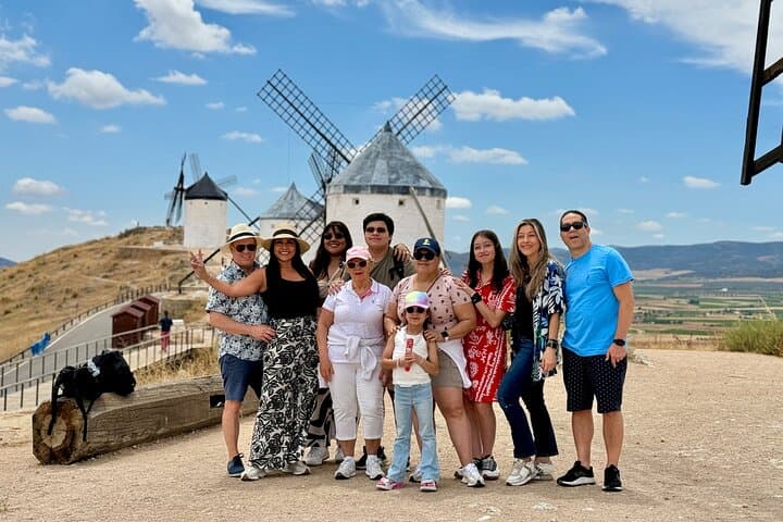 Tour of the Mills of Quixote de la Mancha and Toledo