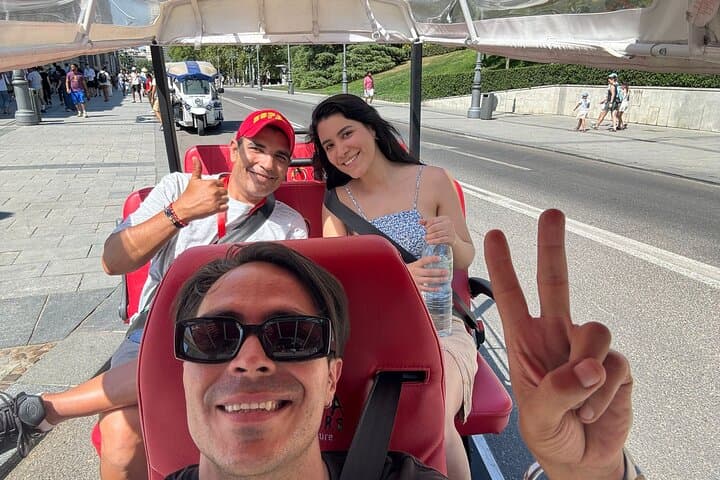 Tour Madrid in 2 hours! Electric Tuk - Fast, Fun, and Exclusive