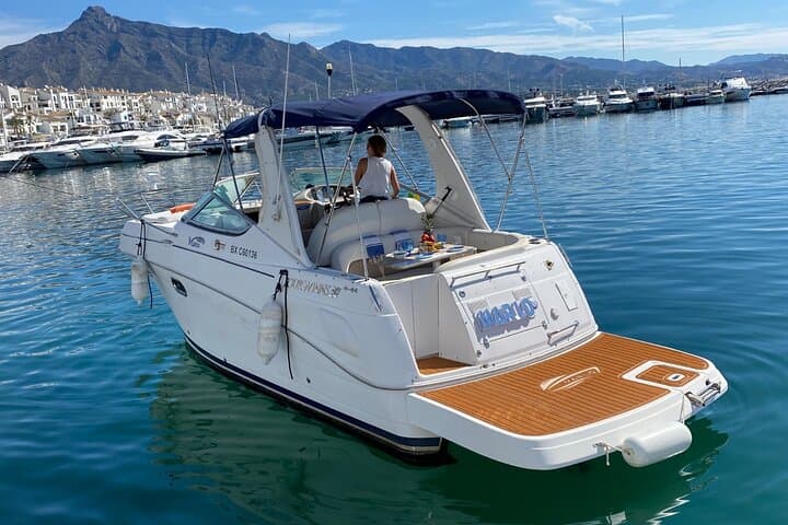 MARLO YATCH 8m 7 pax - Private Tour with Pattern. Puerto Banus