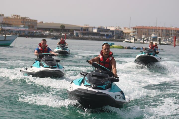 Jet Ski Activity to Lobos Island from Corralejo