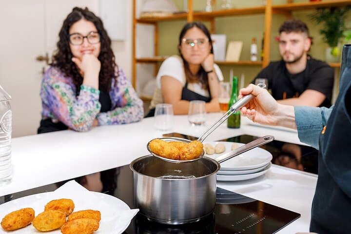 Spanish Tapas & Paella Cooking Class in Central Madrid with Lola