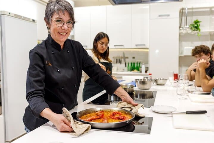 Spanish Tapas & Paella Cooking Class in Central Madrid with Lola