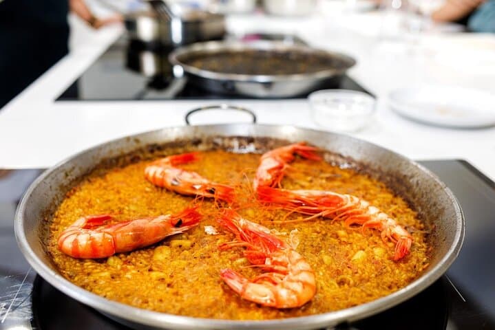 Spanish Tapas & Paella Cooking Class in Central Madrid with Lola