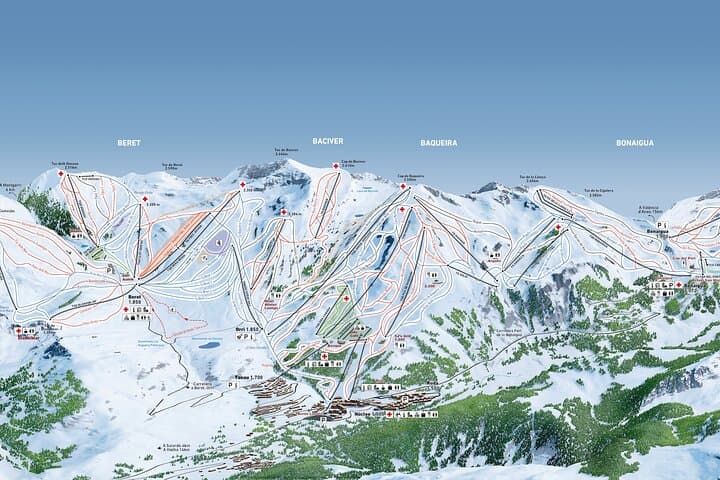 Guided Ski Activity in Leida Equipment and Ski pass Included