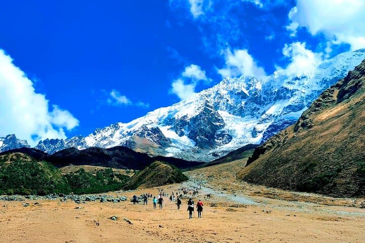 Trail through the mountains