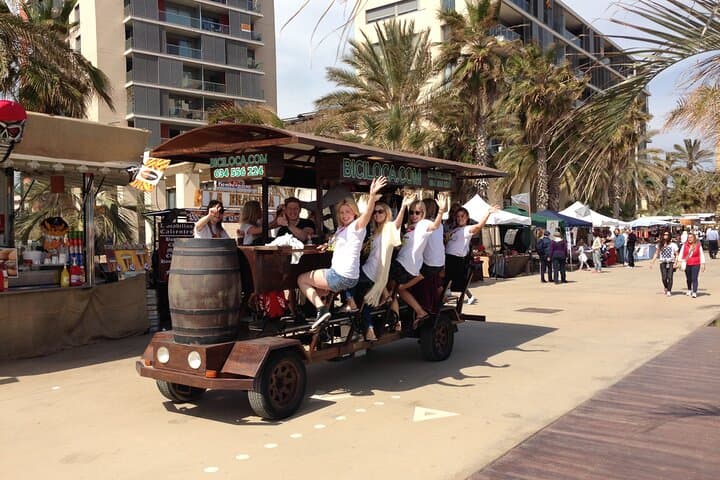 Shared Valencia Beer Bike Tour
