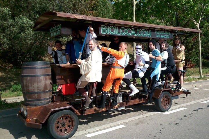 Shared Valencia Beer Bike Tour