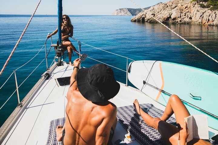 Half Day Private Sailboat around Ibiza's Coves