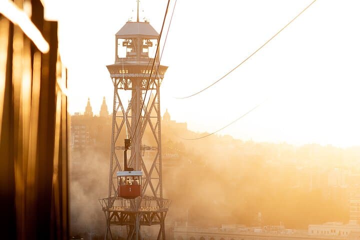 Barcelona E-bike Guided Tour, Cable Car and Sailing Experience