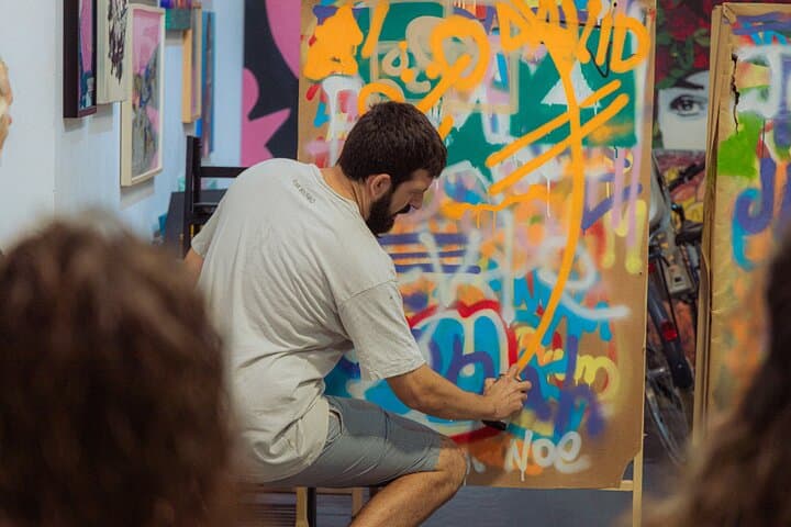 Graffiti Workshop and Valencian street art bike tour