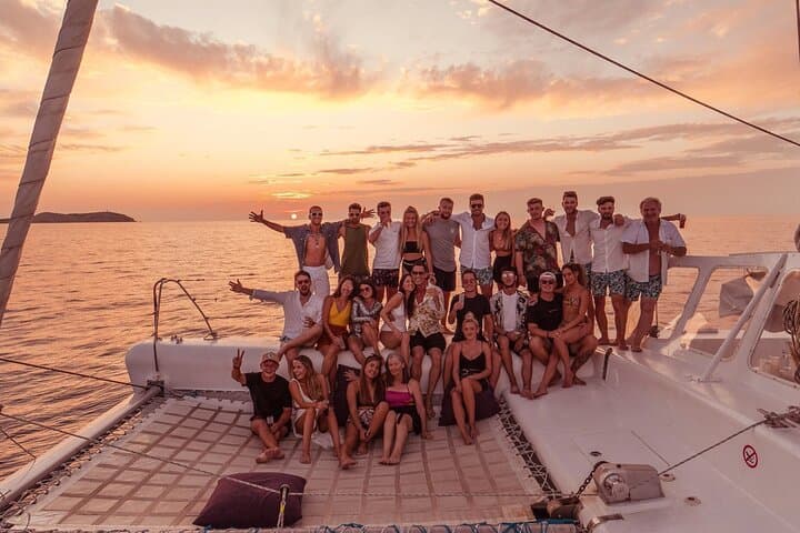 Ocean Catamaran Cruise Ibiza with Unlimited Drinks and BBQ