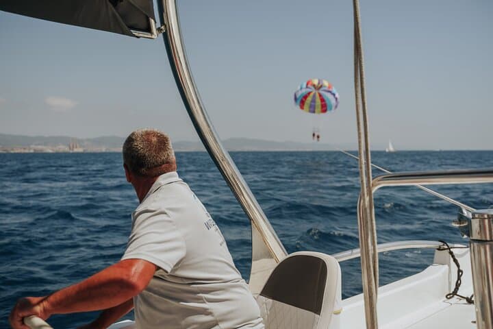 Parasailing in Barcelona