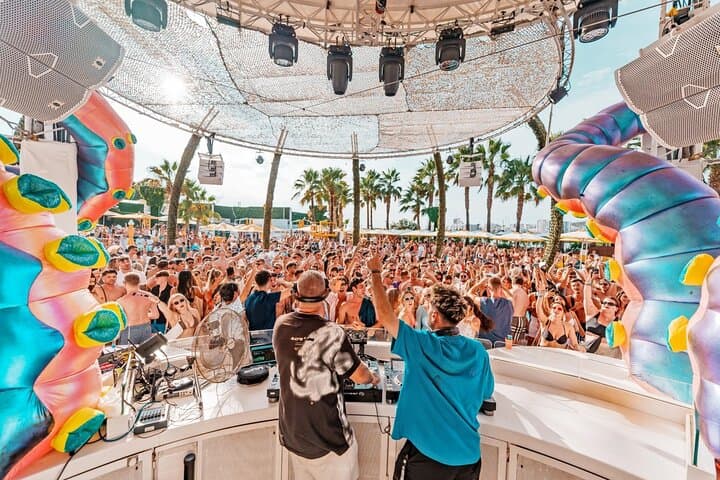 Ibiza Pool Party and Club Tour including O Beach and Eden Club