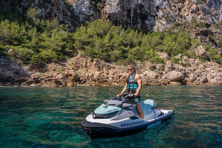 Excursion to Es Vedrá Island by Jet Ski From San Antonio