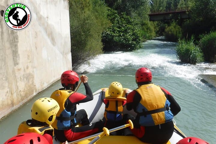 Starting rafting in Teruel