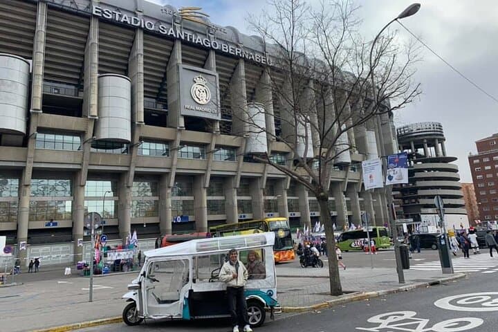 Welcoming Tuk Tuk Tour of Madrid For up to 6 People