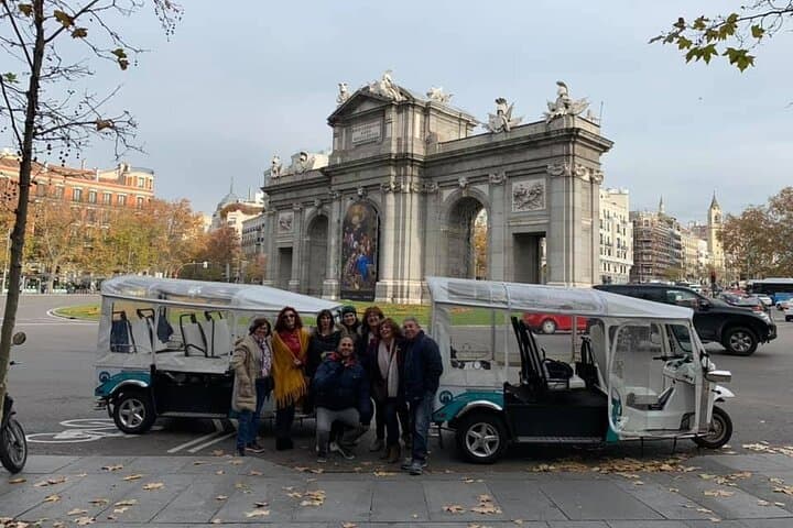 Welcoming Tuk Tuk Tour of Madrid For up to 6 People