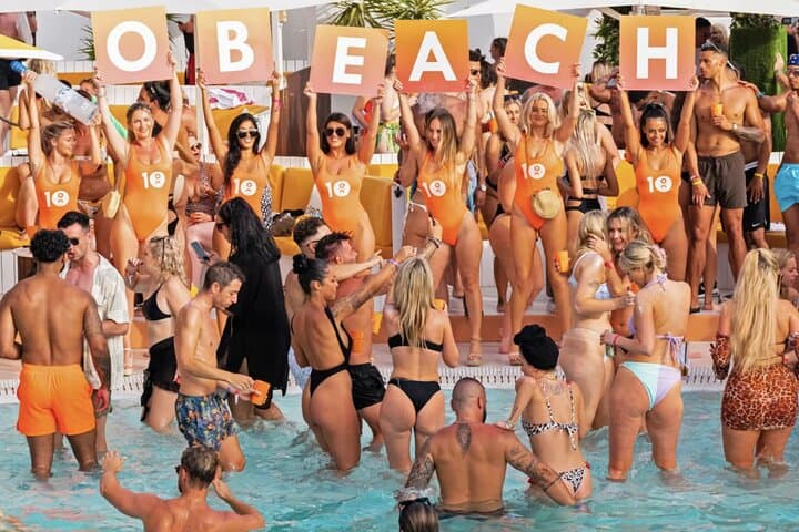 Ibiza Pool Crawl With O beach and Open bar