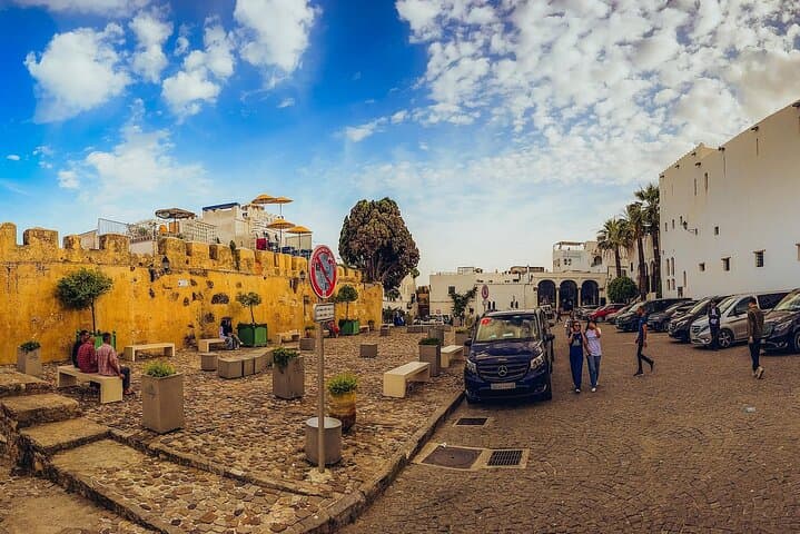 Handcrafted Moroccan souvenirs available during your shopping break