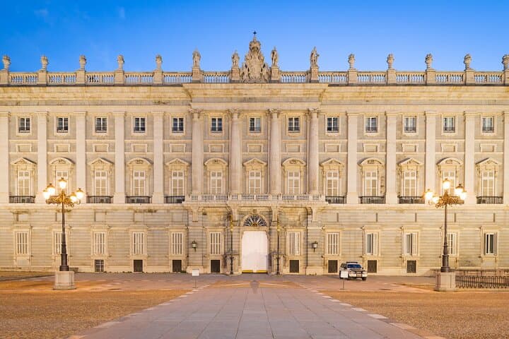 Main front of the Royal Palace of Madrid