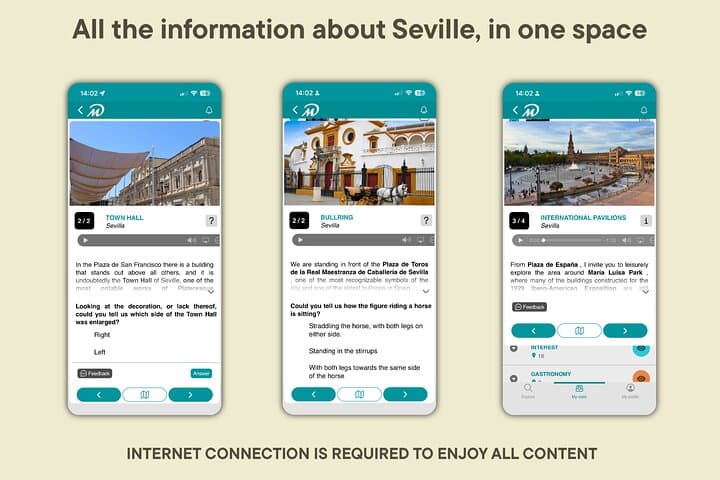 TOP Sevilla : Private Guided Tour with your mobile