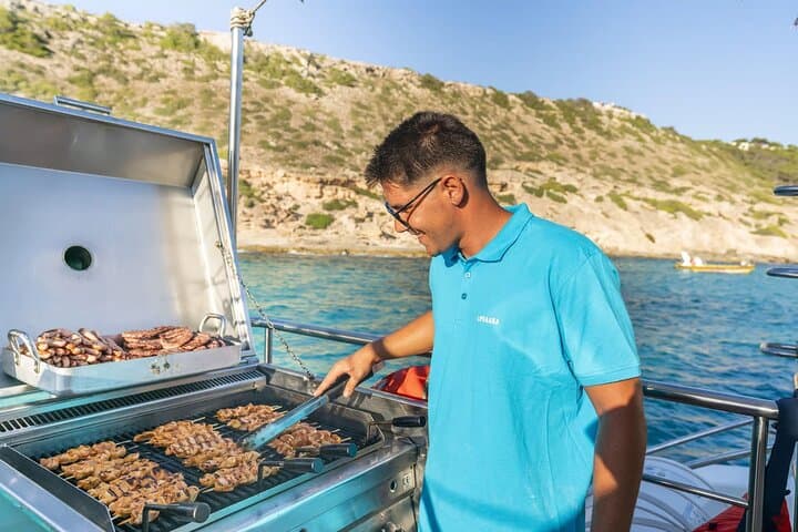 Catamaran with BBQ in the Bay of Palma