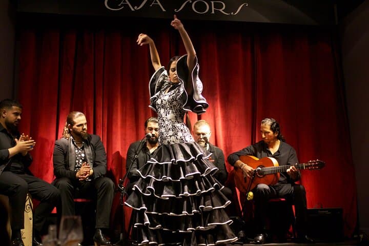 Flamenco show complete with guitar, singing and live palms