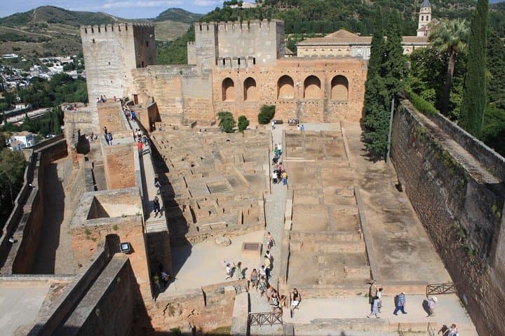 Alhambra of Granada and Nasrid Palaces entrance with audio guide