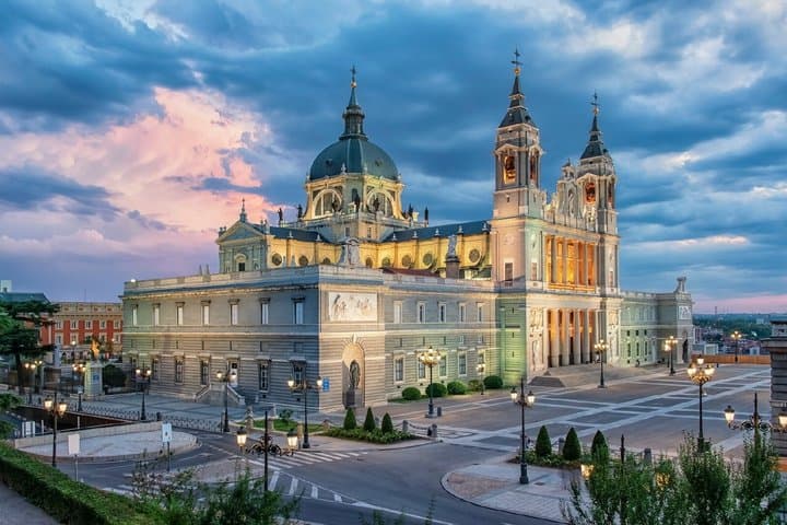 Cathedral of the Almudena: The imposing neoclassical and neo-gothic building facing the Palace.