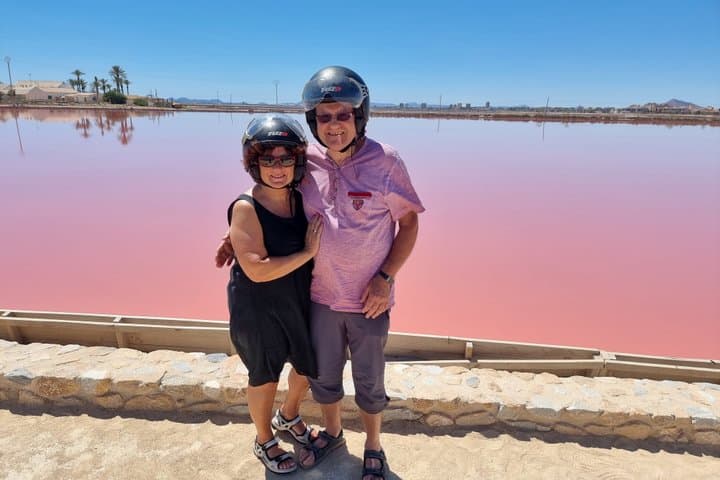 Trike Adventure to Mar Menor, Salt Lakes and Flamingos