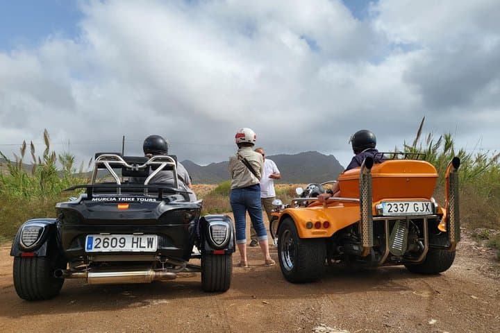 Trike Adventure to Mar Menor, Salt Lakes and Flamingos