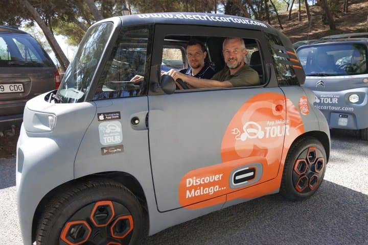 Málaga Sunset & Night Tour by Electric Car