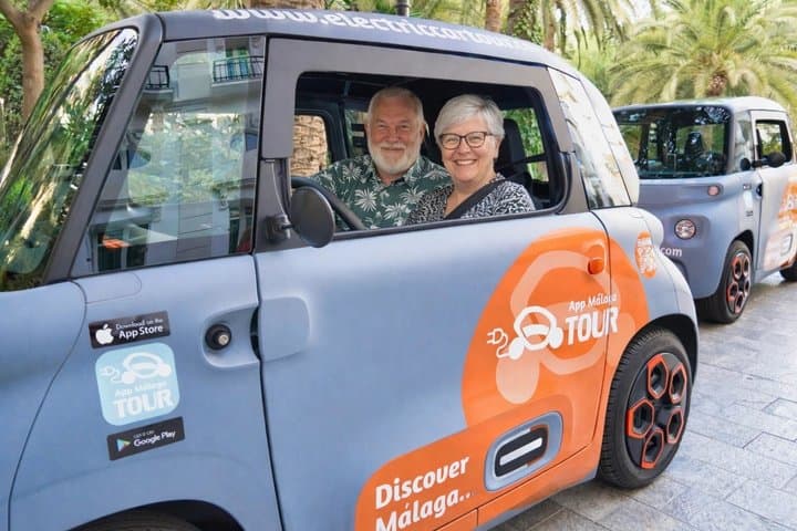Málaga Sunset & Night Tour by Electric Car