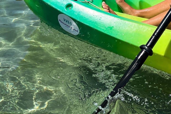 Guided kayak tour of Mongofre and Addaia Bay