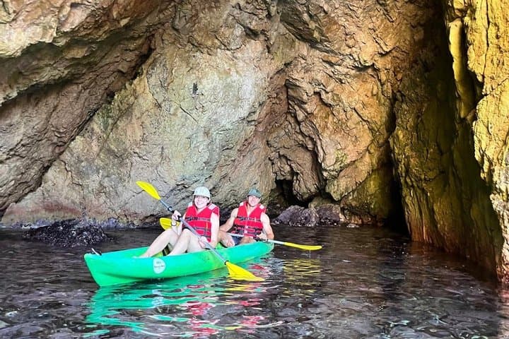 Guided kayak tour of Mongofre and Addaia Bay