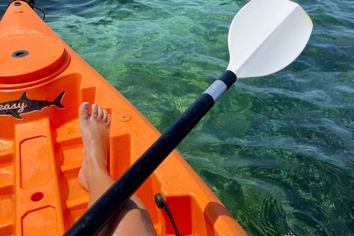 Guided kayak tour of Mongofre and Addaia Bay