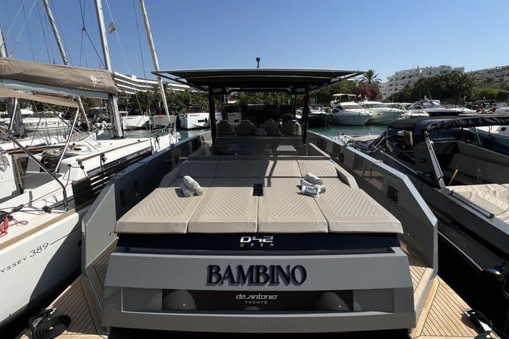 Luxury Yacht Day to Formentera & Ibiza with De Antonio 42