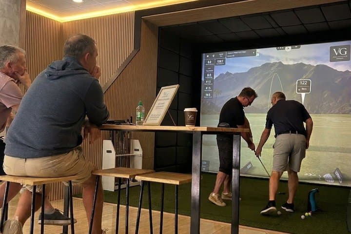 Indoor Golf Simulator at The Golf Cove