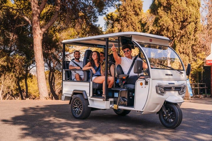 Malaga Essential PRIVATE TOUR in Electric Tuktuk 2h