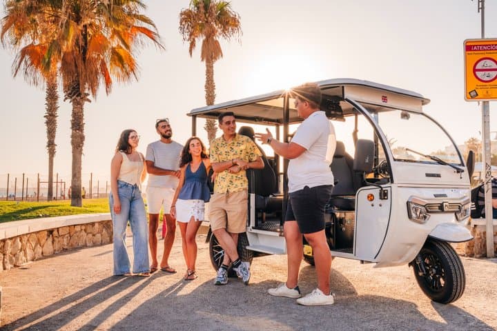 Malaga Essential PRIVATE TOUR in Electric Tuktuk 2h