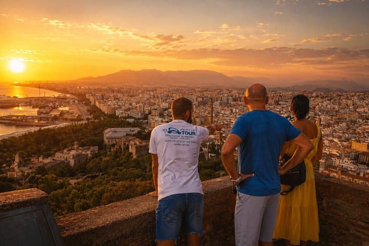 Málaga Sunset & Night Tour by Electric Car