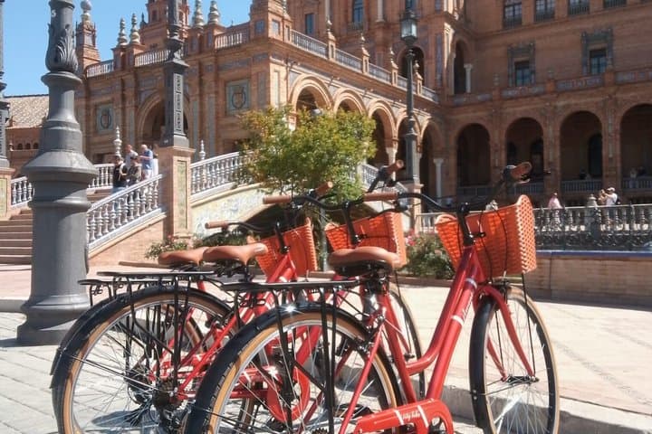 Seville: Guided small group bike and e-bike tour