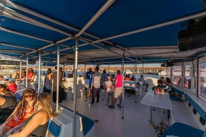Barcelona Catamaran Cruise with Swim Tapas FREE Pass NightClub