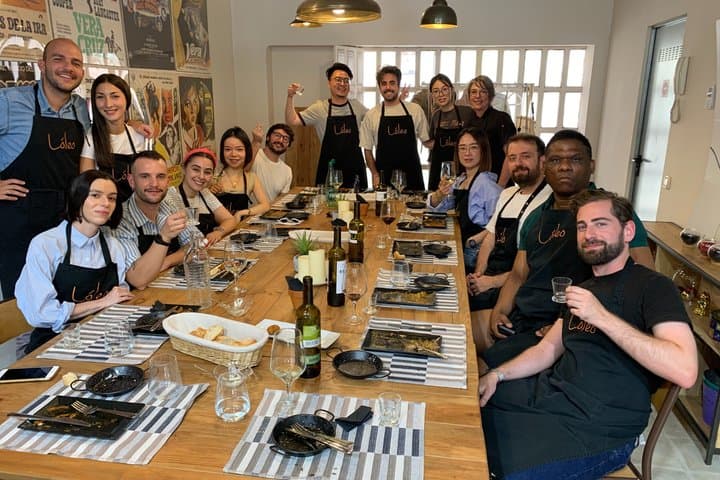 Tapas & Paella Cooking Class in Madrid with a Professional Chef