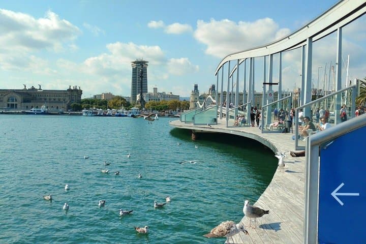 Barcelona Aquarium Ticket and Digital City Tour