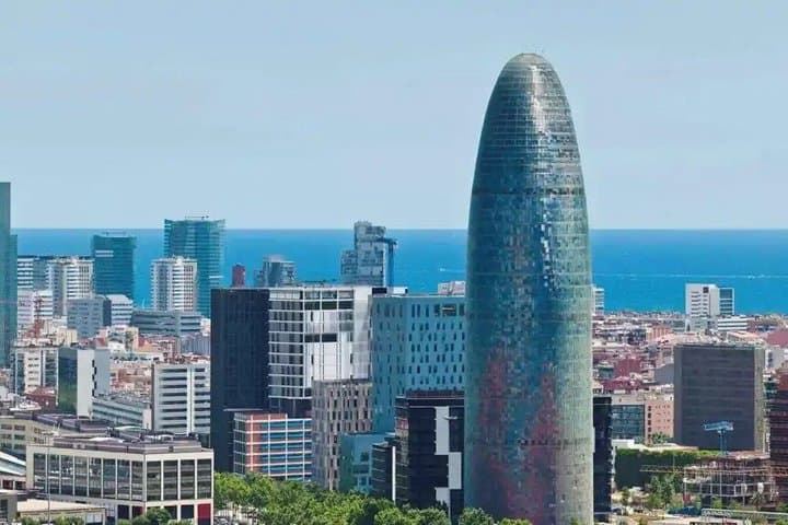 Barcelonas Observation Deck Mirador Torre Glories Ticket Audio