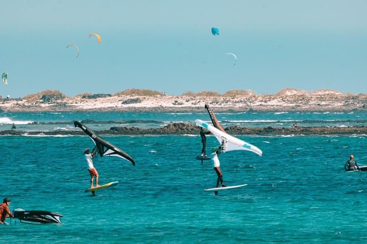 Learn Wing Foil Intermediate Lesson in Corralejo Fuerteventura