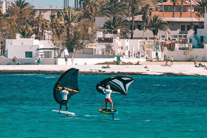 Learn Wing Foil Intermediate Lesson in Corralejo Fuerteventura