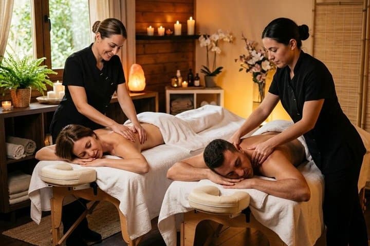 Relaxing Massage in Couples in Natural Harmony Valencia
